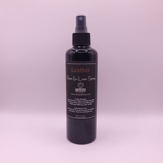 Leather - Room & Linen Spray - 8oz